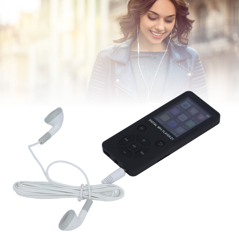 64Gb Mp3 Mp4 Player With Bluetooth 5.0, 1.8" Screen, Black 6901384559297