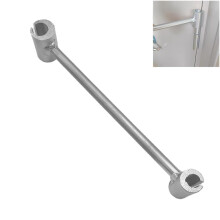 Chiave a Y per cerniere da 14 mm e 19 mm, utensile doppio per riparazioni porte, adatto per cerniere da 8,5 a 17,5