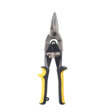 10" Aviation Tin Snips, Heavy Duty Chrome Vanadium Steel Metal Cutter Shears for Cutting Sheet Metal, CR-V Straight Cut