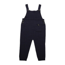 (Navy,12-18 Months(80cm))Kids Baby Boy Girl Knit Cotton Bid Pants Romper Jumpsuit Overalls Clothes Outfit