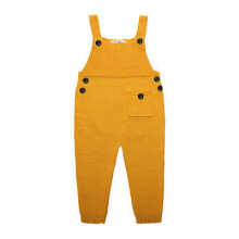 (Yellow,3 Years(100cm))Kids Baby Boy Girl Knit Cotton Bid Pants Romper Jumpsuit Overalls Clothes Outfit