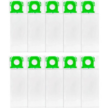 10-Pack 6629ER Vacuum Bags for SEBO Airbelt K Series Vacuums, 4-Layer Ultra Filterbox with Caps 6629ER