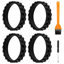 Replacement Rubber Wheel Tires, Parts for 600 Series Models, Anti-Slip High Wear Resistance