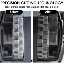 Replacement Rubber Wheel Tires, Parts for 600 Series Models, Anti-Slip High Wear Resistance