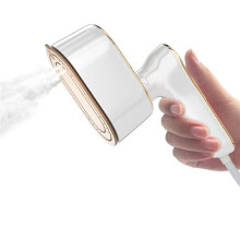 Travel Steamer Iron for Clothes - Portable Ironing Machine Travel College Dorm Home (White) EU Plug