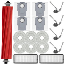 Replacement Accessories for  QV 35A / QV 35S Robot Vacuums Main Side Brush Hepa Filter Mop Cloth Dust Bags