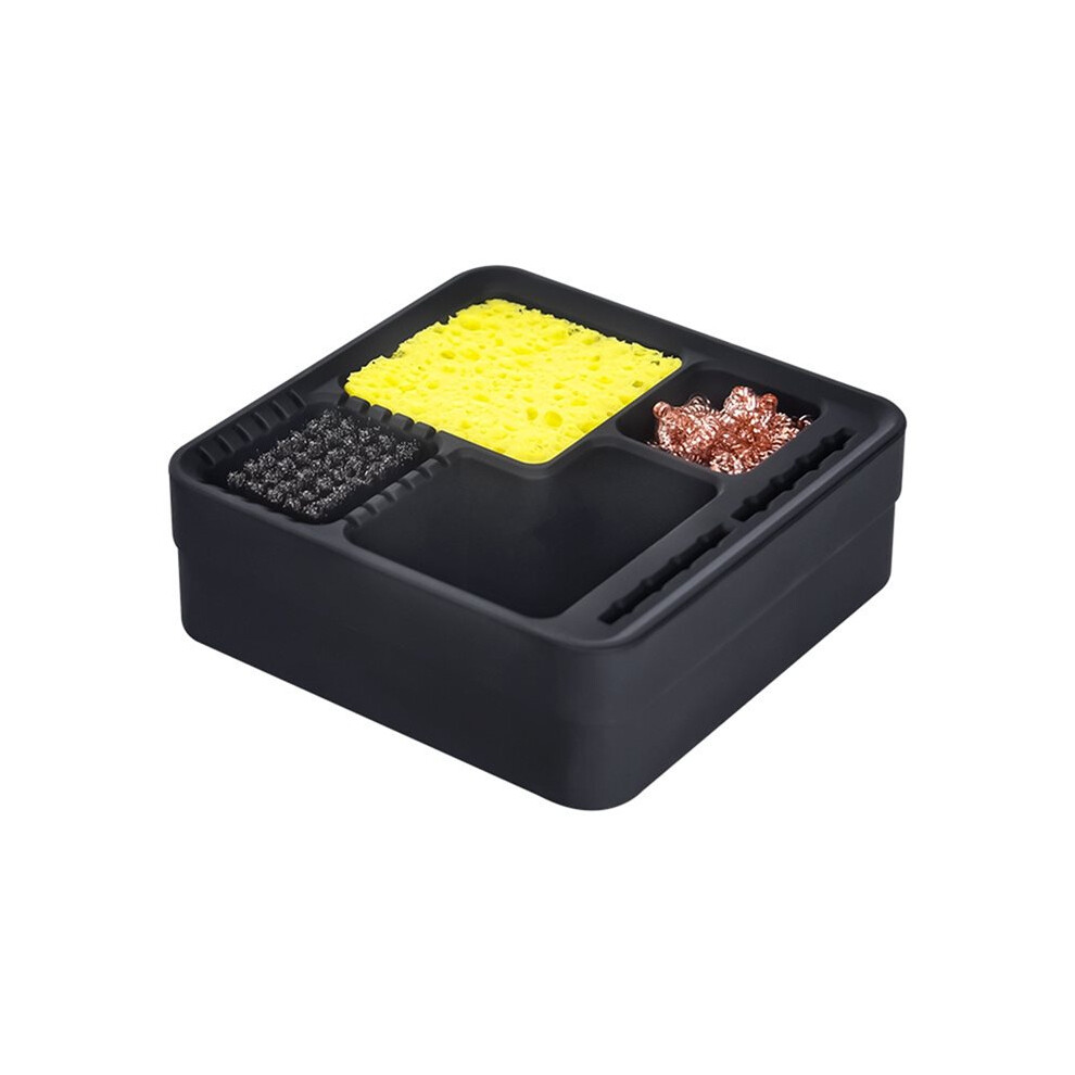Soldering Iron Tips Cleaning Tool Steel Brush/Sponge/Copper Wire Welding Tin Slag Remove Cleaner Tool 6033963005335