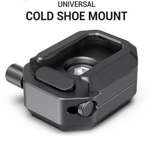 Multi-Functional Cold Shoe Mount with Safety Release 2797, Secure Locking Adapter for Camera Cages, Rigs, Monitors 1