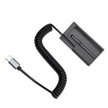 PD30W to NP-F Dummy Battery with Extendable Cable for  NP-F960 /750/770/970 to Power Camera Field Monitor