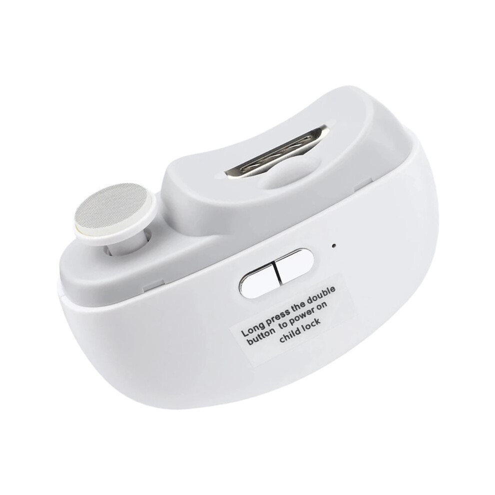 Electric Nail Clipper Grinding And Polishing With Automatic Nail Trimmer Rechargeable Nail Cutter Manicure Light