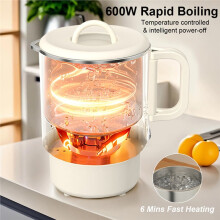 Folding Electric Kettle 1000ML Portable Water Heater Travel Electric Kettle US Plug