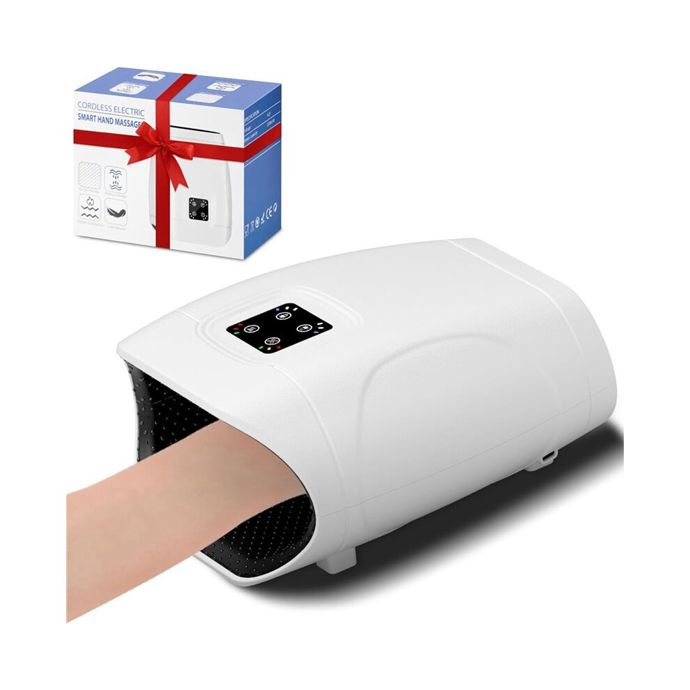 Hand Massager with Heat and Compression, Cordless Electric Hand Held Massager for Arthritis and Carpal Tunnel