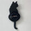 Black-Cat Pendulum Wall Clock,Cat Clock,Cat Clock with Moving Tail,Cat Swinging,Whimsical Funny Wall Clocks 2