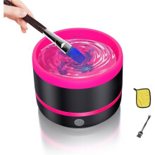 Pulitore Elettrico per Pennelli con 3 Modalità, Lavapennelli USB per Pittura Acrilica e A Guazzo B