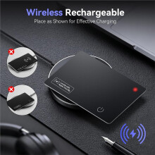 Wallet Tracker Card Air-Tag-Work with IOS Find My, Tracker Finder, Item Locator for Luggage, Passports, Purse