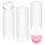 100 Pcs 2.4 Oz Valentine'S Day Heart Shaped Containers Plastic Box with Lids Reusable Small Portion Cups 2