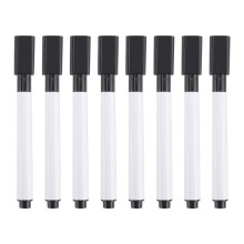 100 StüCk Trocken Abwischbare  Whiteboard Schwarze Trocken Abwischbare  mit Gummikappe Feine Spitze Trocken Abwischbare