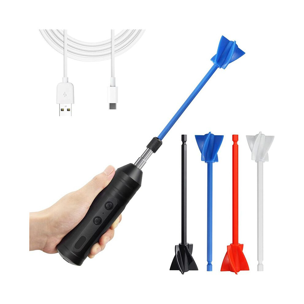 Epoxy Mixer, Handheld Resin Mixing Tools For Resin Stirring - Electric Stirrer Machine With 4Pcs Paddles 6031119604296