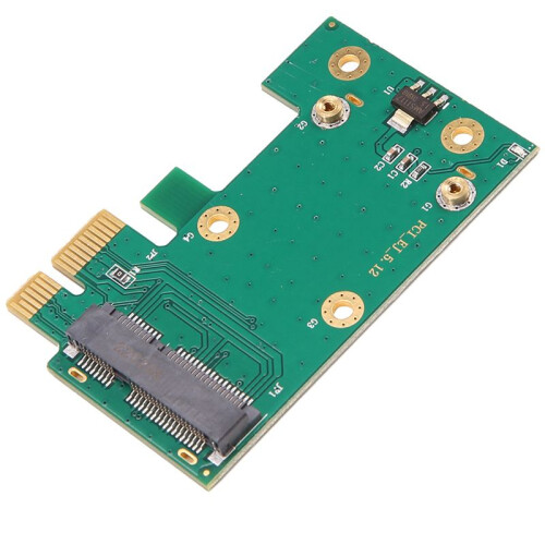 PCI Express to  PCI Express Card Adapter Wireless Network Ethernet LAN  PCI-E Riser PC to Laptop Network Card 2