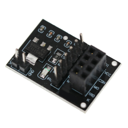 5Pcs NRF24L01 Wireless Adapter Module 3.3V New Socket Adapter Plate Board for 8Pin for  NRF24L01 Wireless Module 1