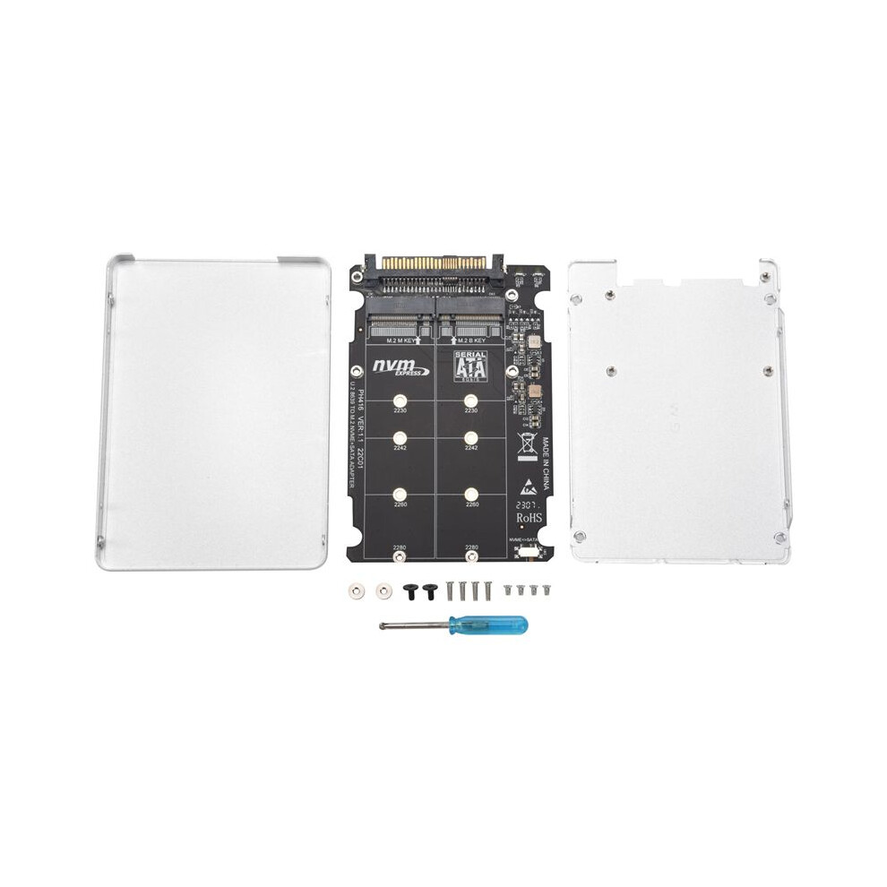 M.2 Ssd To U.2 Adapter 2In1 M.2 Nvme And -Bus Ngff Ssd To Pci-E U.2 Sff-8639 Adapter Pcie M2 Converter,With Shell 4711494792833