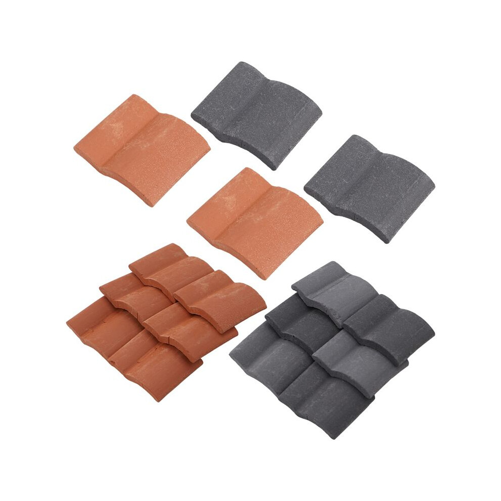 200Pcs Roof Tiles Building Set Miniature Tiles Dollhouse Shingles Fake Tile Landscape Garden Diorama Roofing 6033105782513