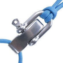 10 Stuks Paracord Armband Beugel Gesp, Booganker Beugel Sluiting D Beugel Clip Verstelbaar voor Overlevingsarmband Zilver