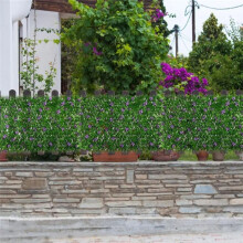 40cm Simulation Fence Garden Decorative Plants Artificial Flower Retractable Garden Privacy Fence Decorative Fence