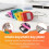 Portable Metal  Key Organizer with 10 Spring Hooks & Key Tags with  and Label Window 10