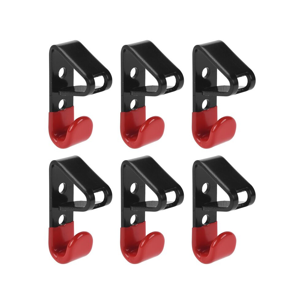 6Pcs Tire Wheel Rim Hub Hanging Metal Hook Metal Holder Shop Display Stand Rack Wall Mounted Racing Hook 4712033646754