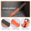 Flat File Sanding Stick Woodworking Polishing Hand Tool with Replaceable Abrasive Strips/Sandpapers 3