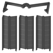 100 Pieces of Plastic Pegboard Hook Lock Pegboard Display Hook Storage Rack