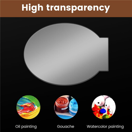 Thick Transparent Panel Board Sheet Clear Cast for LED Light Base Table Signs DIY Display Projects  8 Pieces 2