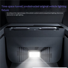 USB Hub for Model Y Juniper & Model 3 Highland Accessories,120W USB-C Fast Charging with Rainbow Light