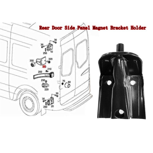 Rear Door Side Panel Magnet Bracket Holder for - Sprinter 906 2500 3500 2006- 9066301231 A9066301231 2