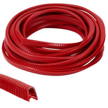 32,8 Ft (9,9 Meter) Lange Beschermstrip voor Veiligheidshelmen, Gemaakt van PVC-Materiaal voor Verbeterde Helmbescherming, Rood
