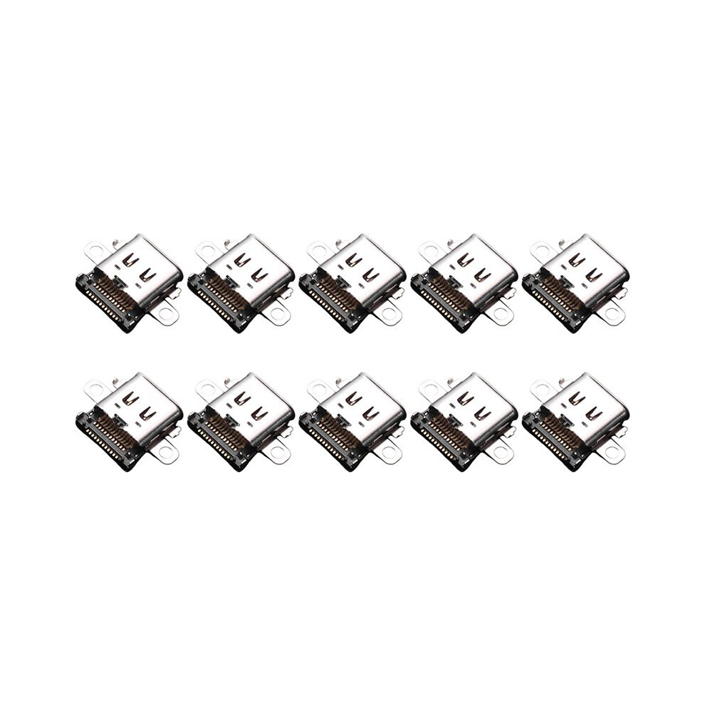10Pcs Charging Port For Ns Console Charging Port Power Connector Type-C Charger Socket For 6033991088416