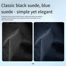 4PCS Car Door Anti Kick Protection Pad Panel for Model Y 2021-2024 (Black)