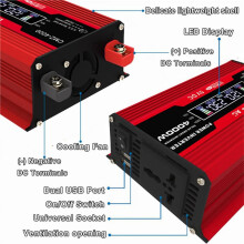 300W Car Power Inverter 12V to 220V Color Display with Dual USB4.2A Fast Charging