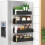 Magnetic Storage Shelf Spice Sundry Side Storage Rack Hanging Basket Space Saving Kitchen Organizer Shelf 6