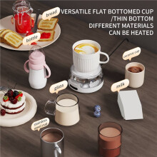 Thermostatic Heating Coaster 4-Speed Adjustment Heating 55 65 75 85 Degrees Constant Temperature Warming Coaster US Plug