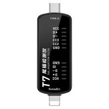OSS Tail Plug Tester T7 Non Dismantling Second Test Tail Plug Cable for /TYPE-C for IOS Android Universal