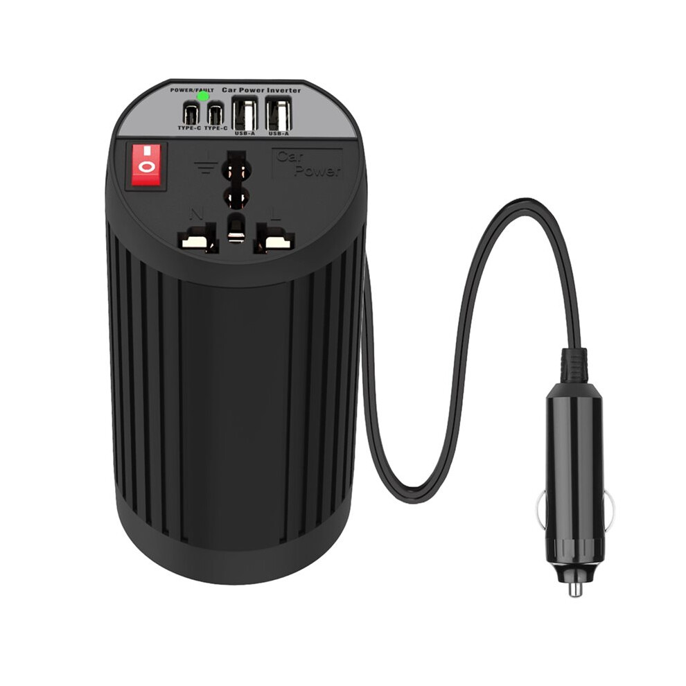 200W Car Inverter 12V To 110V Converter Intelligent Usb 4.2A Fast Charging Dual Outlet For Car 4711502361938