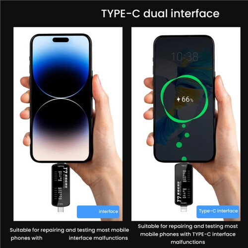 OSS Tail Plug Tester T7 Non Dismantling Second Test Tail Plug Cable for /TYPE-C for IOS Android Universal 2