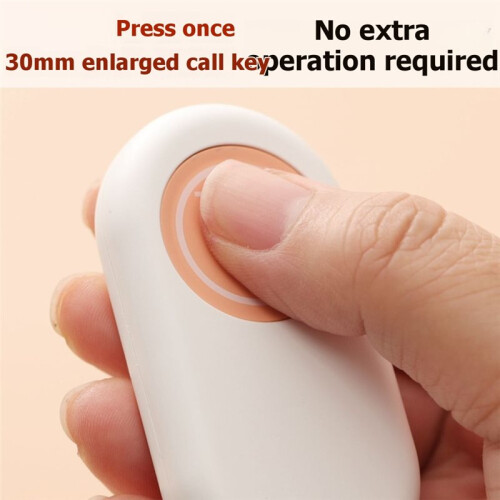 Wireless Doorbell 433 Home One-Button Call Bedside Bell Waterproof Long-Range Call Device for Elderly US Plug 2