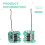 1Set for 10S 36V 15A BMS Split  with Temperature Control for Electric Scooter Lithium 18650 Battery Pack 7