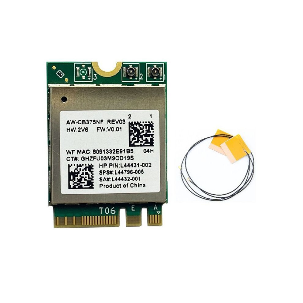Rtl8822ce Wifi Card 2.4G/5G Dual Band Gigabit Internal Wireless Network Card Ngff M.2 Wifi 5.1 Network Card 6034191709828