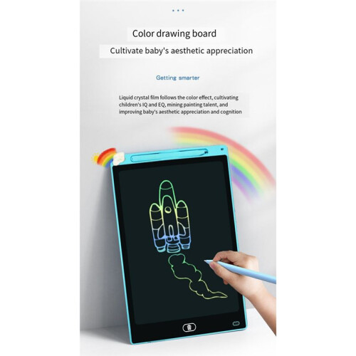 Tablet de Desenho LCD de 8,5 Polegadas Color Graffiti Writing Board para Crianças Natal Aniversário Tablet de Desenho Azul 2