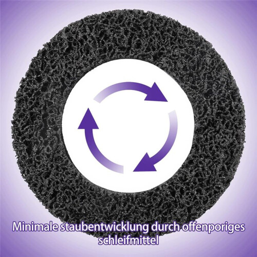 2pcs Coarse Cleaning Discs Diameter 150mm CSD Disc Nylon Fabric Disc for Processing, Metal, Wheel Hub Cleaner 1