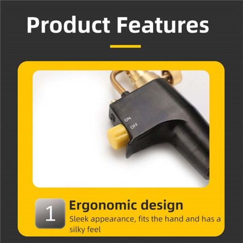 3-Headed MAPP Gas Torch Trigger Welding Propane Torch Gas Burner Multi-Functional Welding Equipment 2